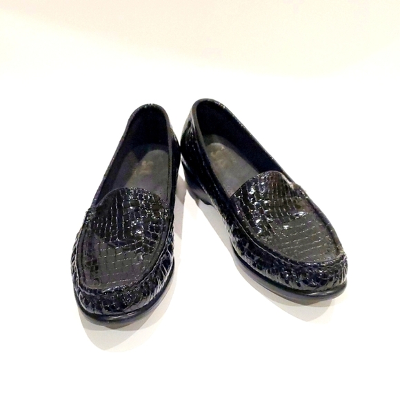 SAS Croc Print Loafer Black Size 9 AAA - Picture 11 of 11